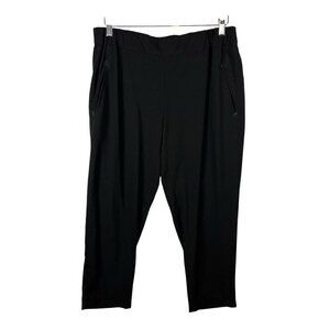 Guess Women's Size XL Dress‎ Pants Straight Pants  Black Pull On Solid Workwear